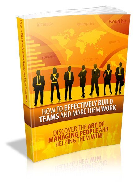 HOW TO EFFECTIVELY BUILD TEAMS AND MAKE THEM WORK