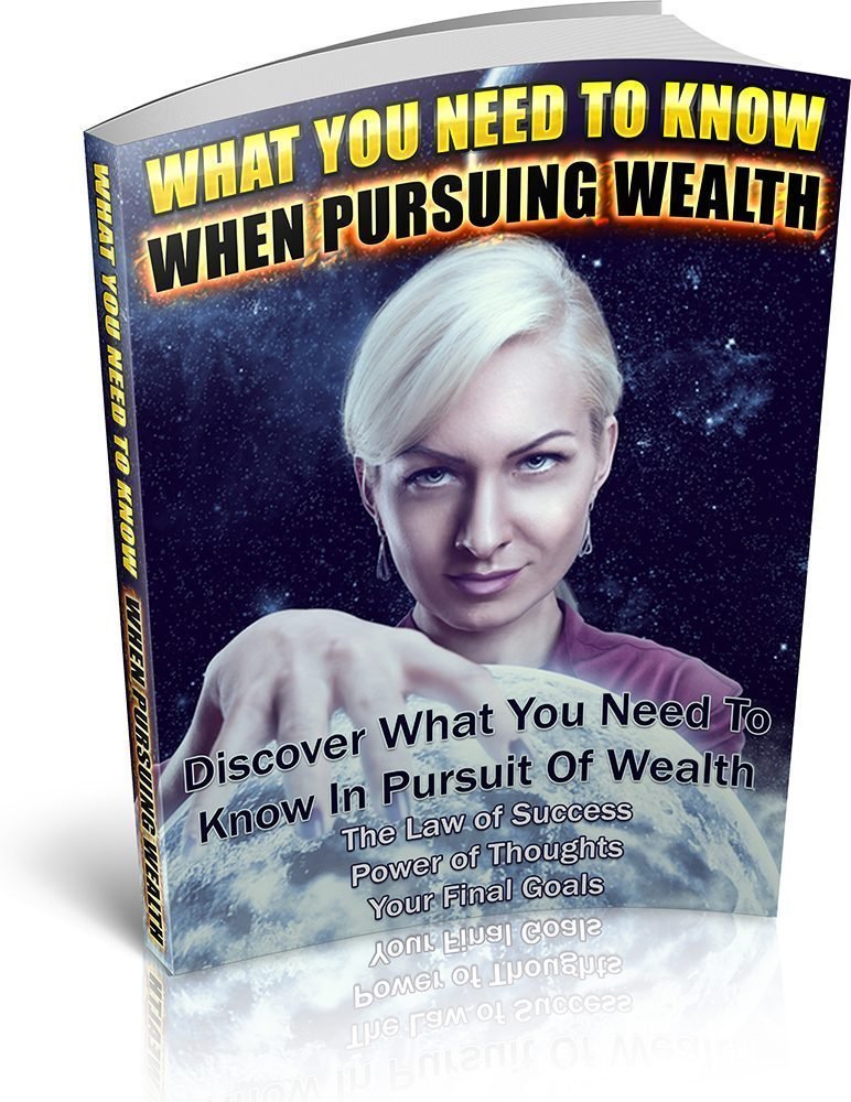 What You Need to Know When Pursuing Wealth