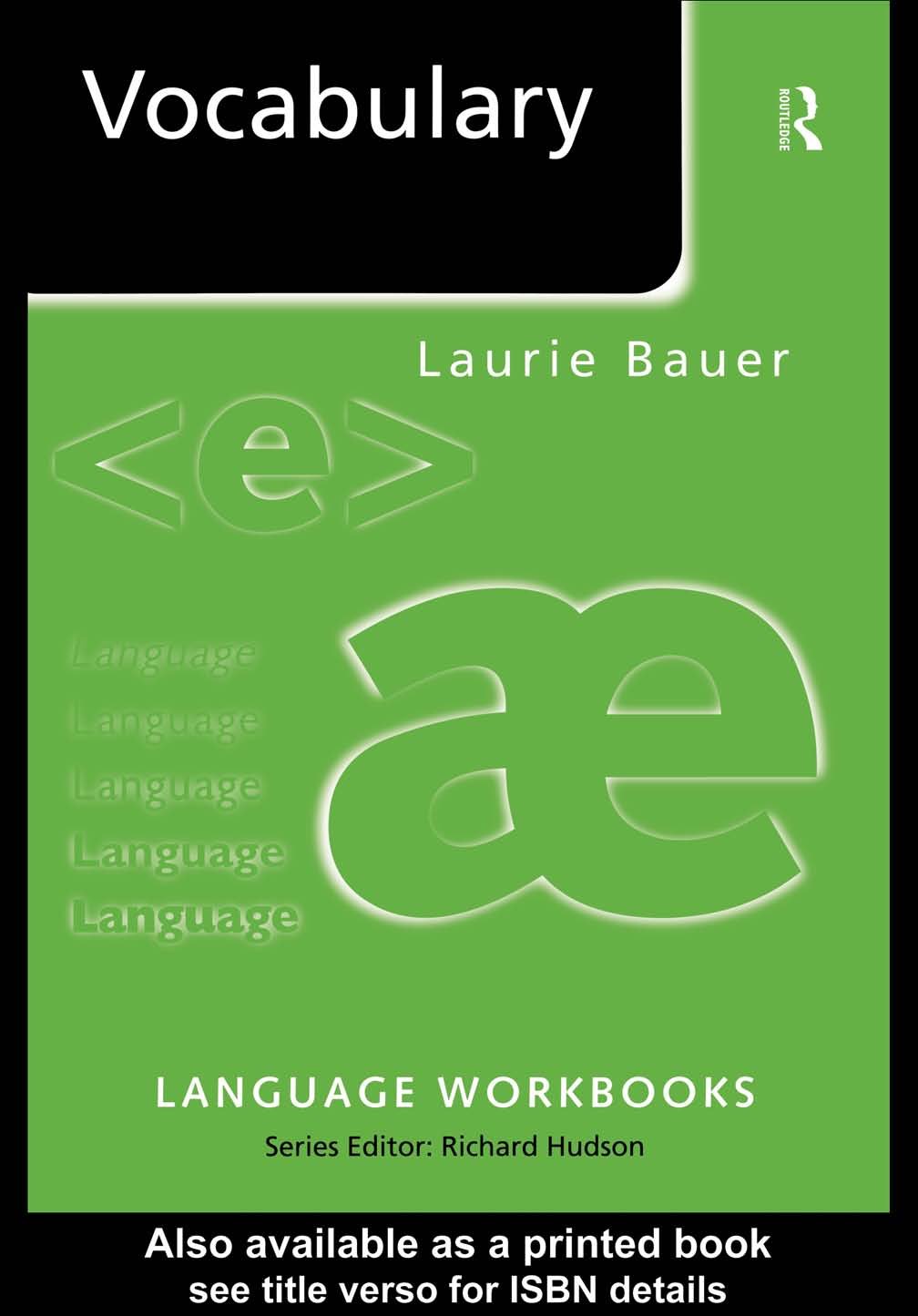 Vocabulary (Language Workbooks Series), 1st Edition