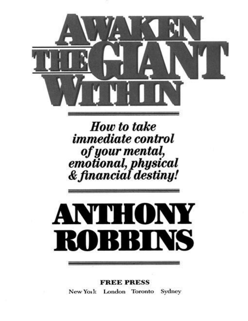 Awaken the Giant Within